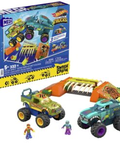 Mattel Mega Hot Wheels: Monster Trucks Smash  Crash - Mega-Wrex™ Boneyard Stunt Course (HKF89)