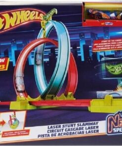 Mattel Hot Wheels Neon Speeders - Laser Stunt Slamway (HPC05)