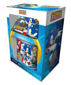 Pyramid Sonic: The Hedgehog - Mug, Coaster  Keychain Gift Set (GP86530)