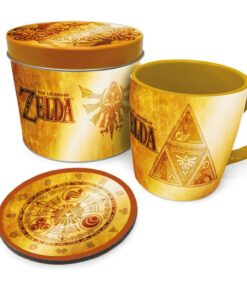 Pyramid The Legend of Zelda: Golden Triforce - Mug  Coaster Tin (GP86075)