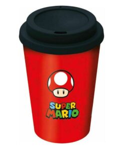 Stor Super Mario Small Plastic Double-Walled Coffee Tumbler (390ml)