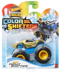 Mattel Hot Wheels: Monster Trucks Color Shifters - Night Shifter Vehicle (HNW06)