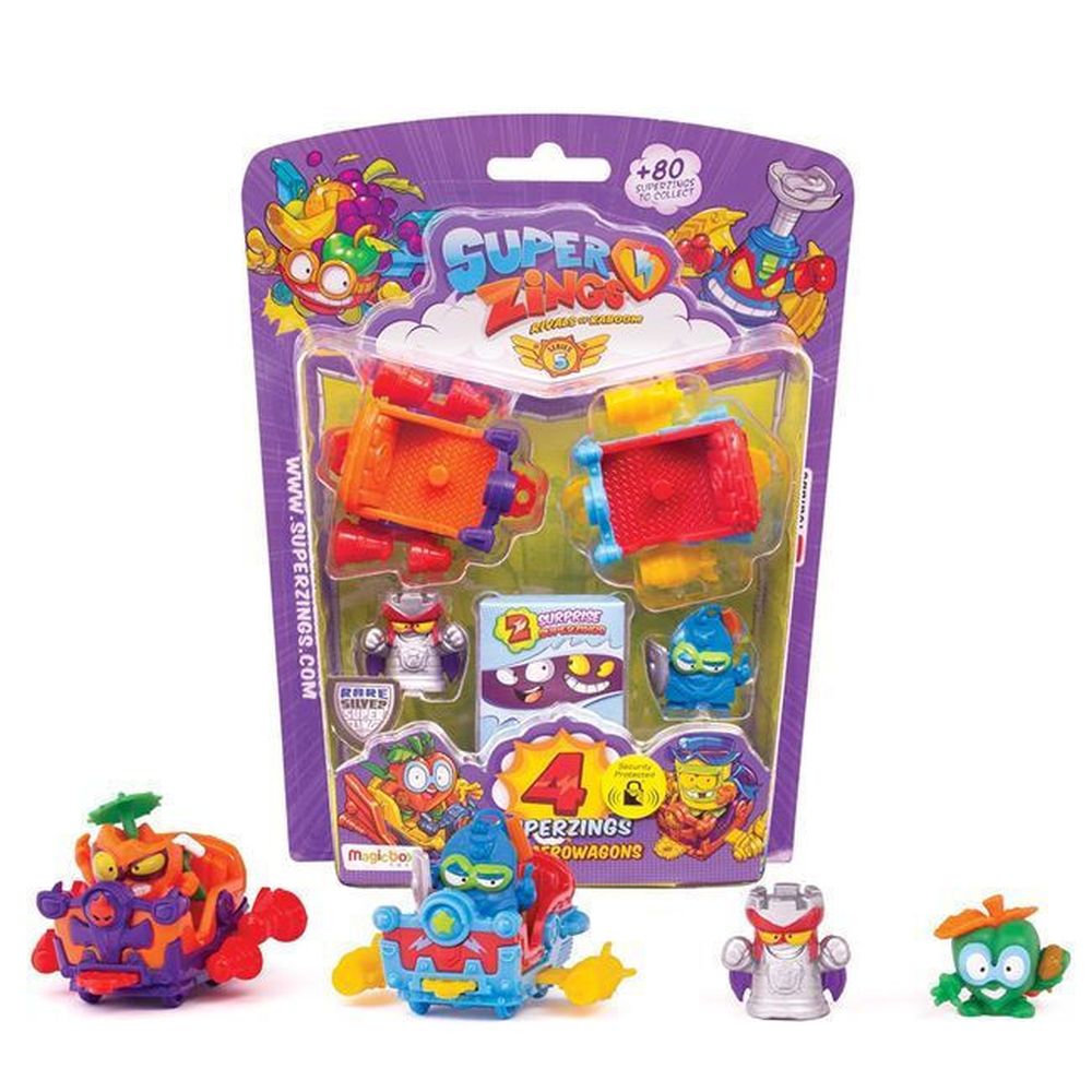 AS Superzings: Rivals of Kaboom - 4 Superzings + 2 Aerowagons (Random) (1013-61604)