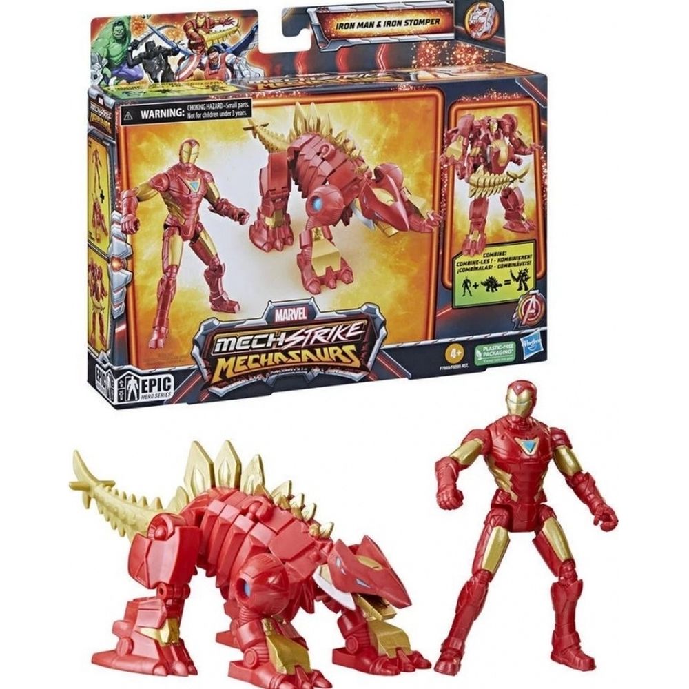 Marvel Mech Strike: Mechasaurus - Iron Man Iron Stomper (F7869)