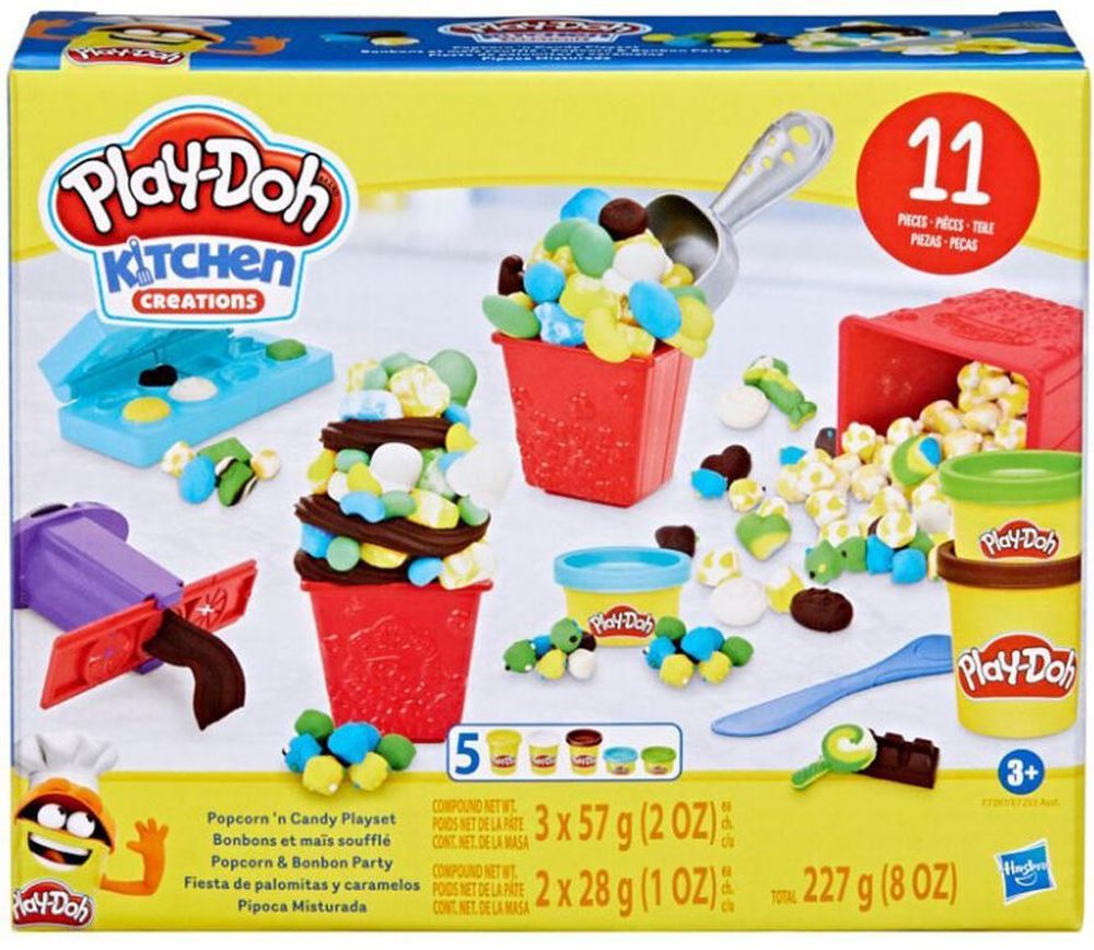 Hasbro Play-Doh: Kitchen Creations - Popcorn n Candy Playset Playset (F7397)