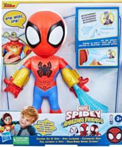 Hasbro Disney Junior Marvel: Spidey and his Amazing Friends - Electronic Suit Up Spidey Figure (F8317)