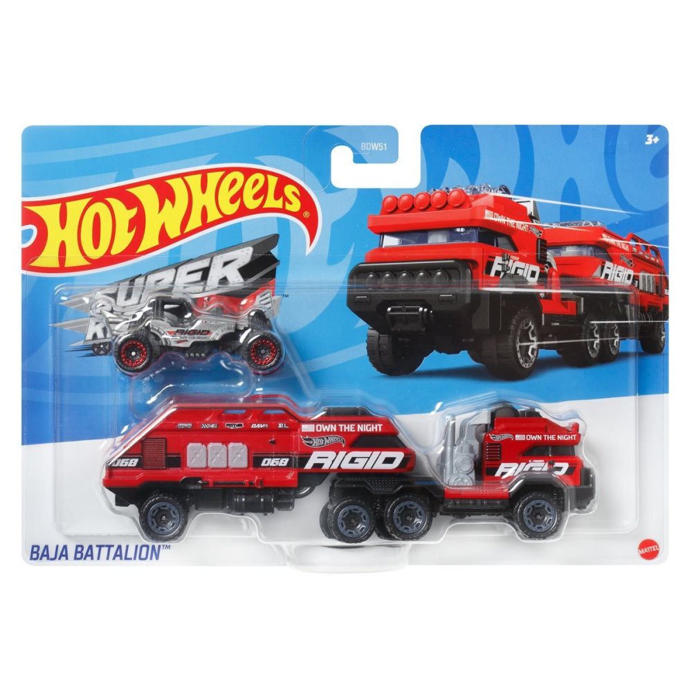 Mattel Hot Wheels Super Rigs - Baja Battalion (HMF94)