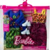 Μattel Barbie: Fashions 2-Pack Clothing Set - Made to Move Skirt  T-shirt Pants and Accessory (HJT36)