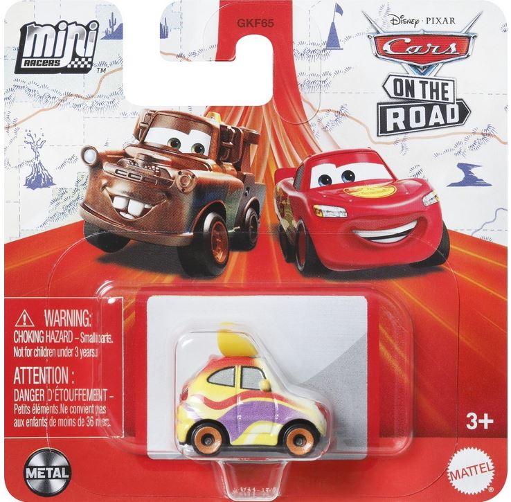 Mattel Disney Cars: Mini Racers - Roadette Marker Vehicle (HLV11)
