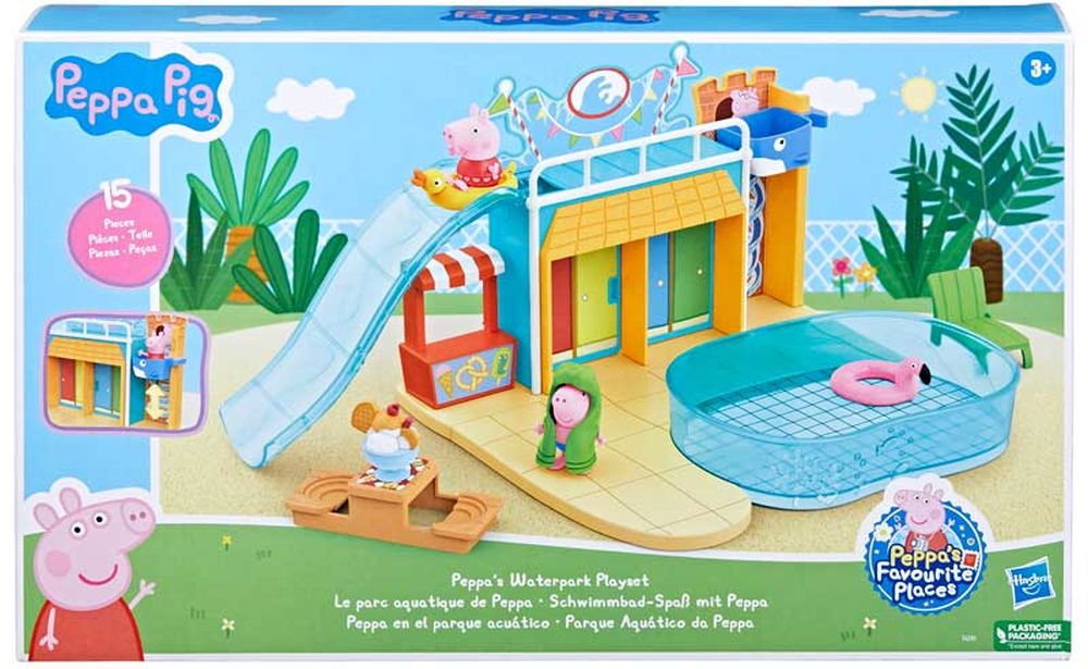 Hasbro Peppa Pig Peppas Favourite Places: Peppas Waterpark Playset (F6295)