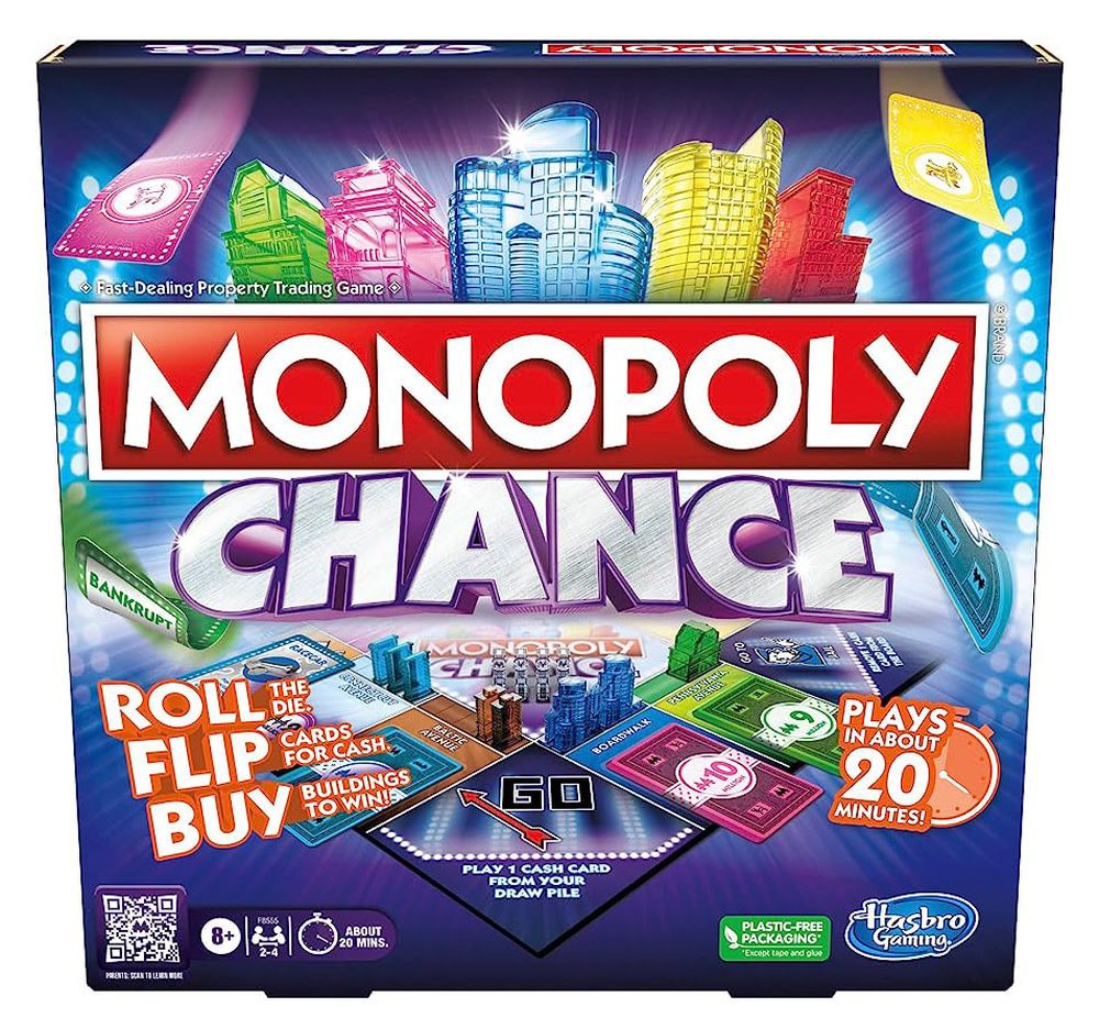 Hasbro Monopoly: Monopoly της Τύχης (Greek Language) (F8555)