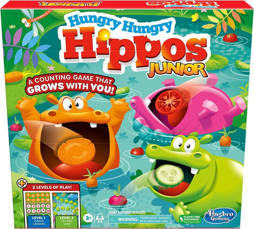 Hasbro Χαρούμενοι Ιπποποταμούληδες Junior - Επιτραπέζιο (Ελληνική Γλώσσα) (F6645)