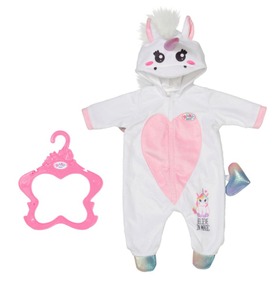Zapf Creation: Baby Born Unicorn Onesie (43cm) (832936-116722)