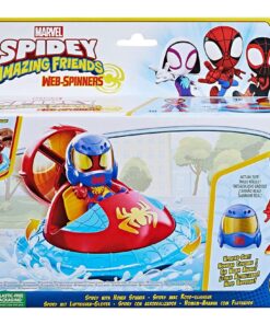 Hasbro Marvel: Spidey and his Amazing Friends - Web-Spinners - Spidey with Hover Spinner Vehicle (F7252)