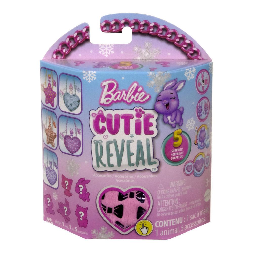 Mattel Barbie: Cutie Reveal - Pink Heart Purse Accessories (HKR38)