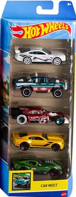 Mattel Hot Wheels - Car Meet (Set Of 5) (HLY78)
