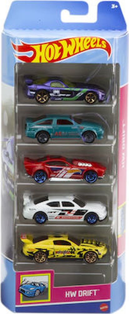 Mattel Hot Wheels - HW Drift (Set Of 5) (HLY75)