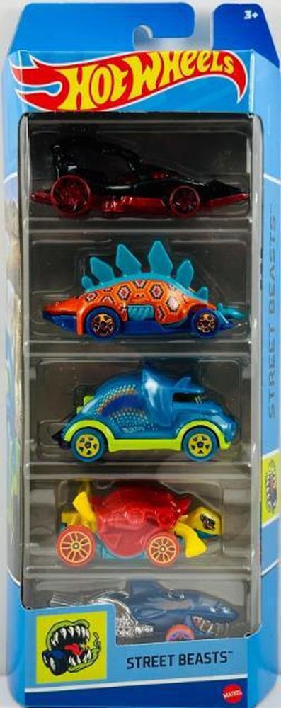 Mattel Hot Wheels - Street Beasts (Set Of 5) (HLY77)