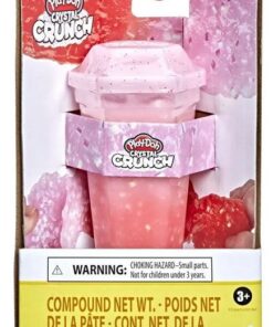Hasbro Play-Doh: Crystal Crunch - Red Light Pink Single Can (F5164)