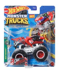 Mattel Hot Wheels Monster Trucks 2023 - Cage Rattler Die-Cast Vehicle (HLR84)
