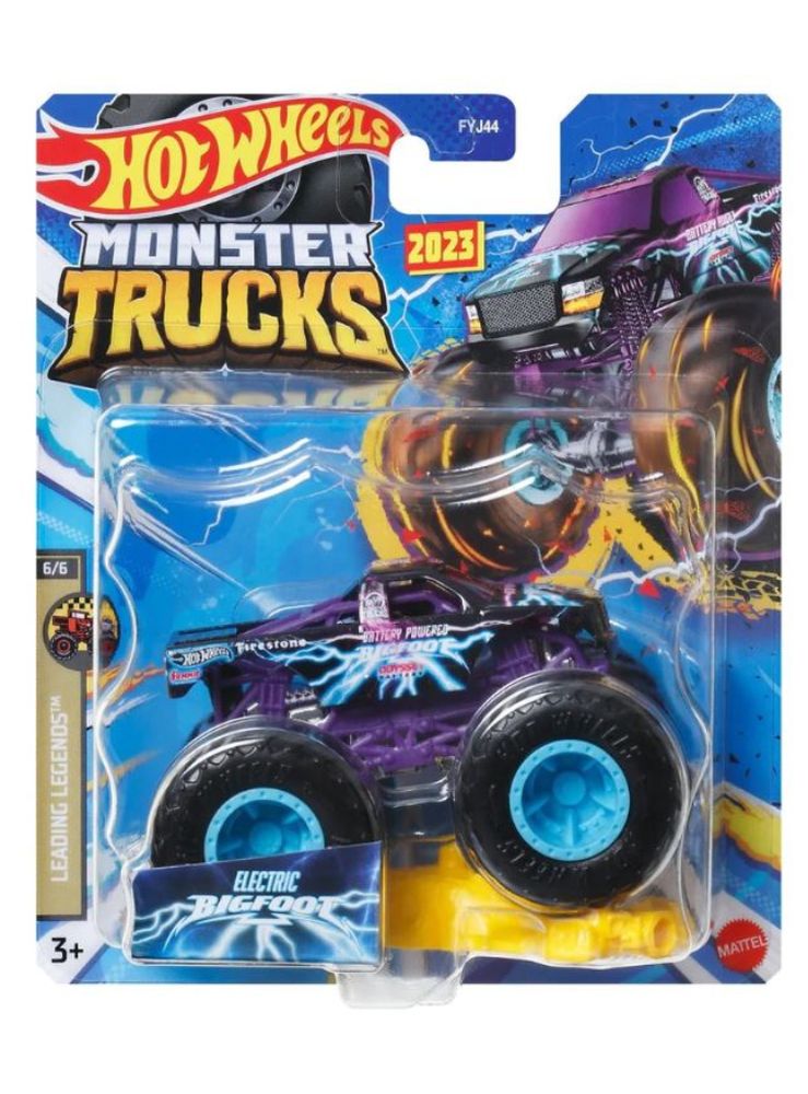 Mattel Hot Wheels Monster Trucks 2023 - Electric Bigfoot Die-Cast Vehicle (HLR90)