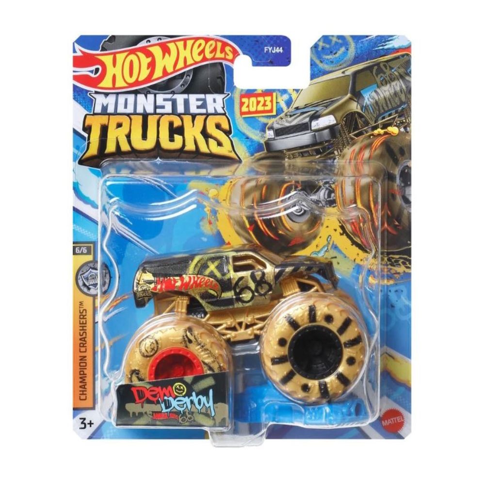 Mattel Hot Wheels Monster Trucks 2023 - Demo Derby Die-Cast Vehicle (HLR96)