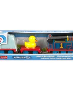 Fisher-Price Thomas  Friends Motorized - Secret Agent Thomas Motorized Train with 2 Wagons (HMK03)