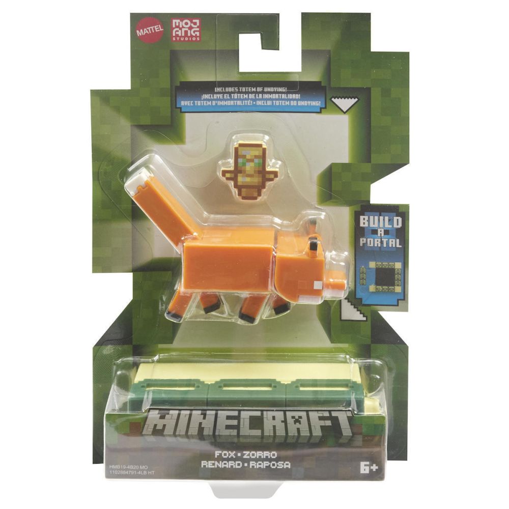 Mattel Minecraft: Build a Portal - Fox Core Figure (HMB19)