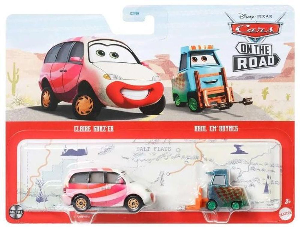 Mattel Disney Pixar: Cars On the Road - Claire Gunzer (Set of 2) (HLH66)
