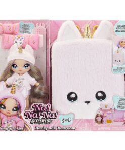 MGA Na! Na! Na! Surprise 3in1: Backpack Bedroom - Britney Sparkles Unicorn (592358EUC)
