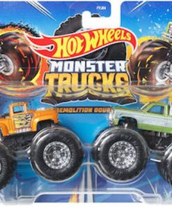 Mattel Hot Wheels Monster Trucks: Demolition Doubles - 1956 Hi-Tail Hauler VS Silverado (HWN61)