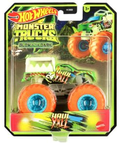 Mattel Hot Wheels Monster Trucks: Glow in The Dark - Haul Yall (HVH78)