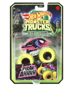 Mattel Hot Wheels Monster Trucks: Glow in The Dark - Piran-Ahhhh (HWC85)