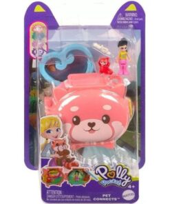 Mattel Polly Pocket Mini: Pet Connects - Fox Compact Playset (HRD39)