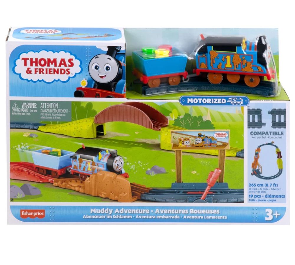 Fisher-Price® Thomas Friends™: Motorized - Muddy Adventure Playset (HHV98)