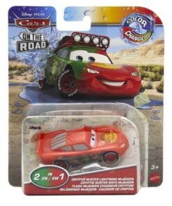 Mattel Disney Pixar: Cars On the Road: Color Changers - Cryptid Buster Lightning McQueen (HMD70)