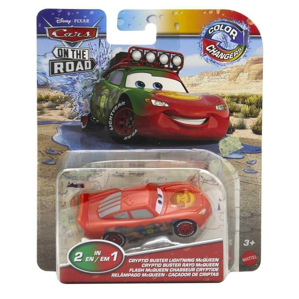 Mattel Disney Pixar: Cars On the Road: Color Changers - Cryptid Buster Lightning McQueen (HMD70)