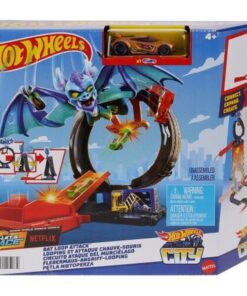 Mattel Hot Wheels City - Bat Loop Attack Playset (HTN78)