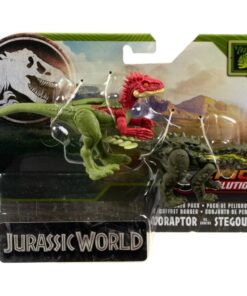 Mattel Jurassic World: Epic Evolution Danger Pack - Eoraptor VS. Stegouros (HTK47)
