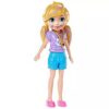 Mattel Polly Pocket Impulse Doll - Doll with Purple Shirt  Blue Skirt (HKV81)