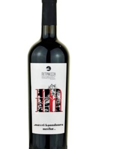 Petriessa Estate - Mavri koundoura Merlot - Red Dry Wine P.G.I.,750ml